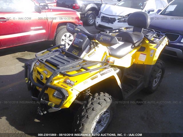 3JBEPCH118J000389 - 2008 CAN-AM OUTLANDER MAX 800 YELLOW photo 2