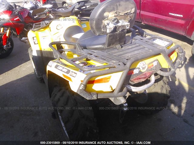 3JBEPCH118J000389 - 2008 CAN-AM OUTLANDER MAX 800 YELLOW photo 3