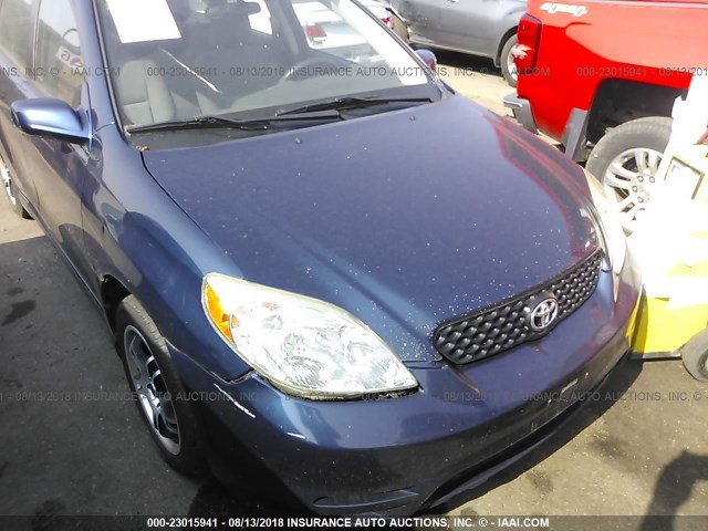 2T1KR32E83C050969 - 2003 TOYOTA COROLLA MATRIX XR BLUE photo 6