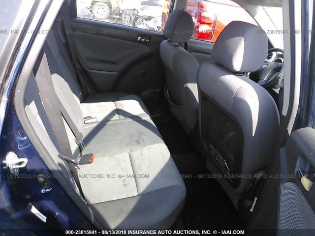 2T1KR32E83C050969 - 2003 TOYOTA COROLLA MATRIX XR BLUE photo 8