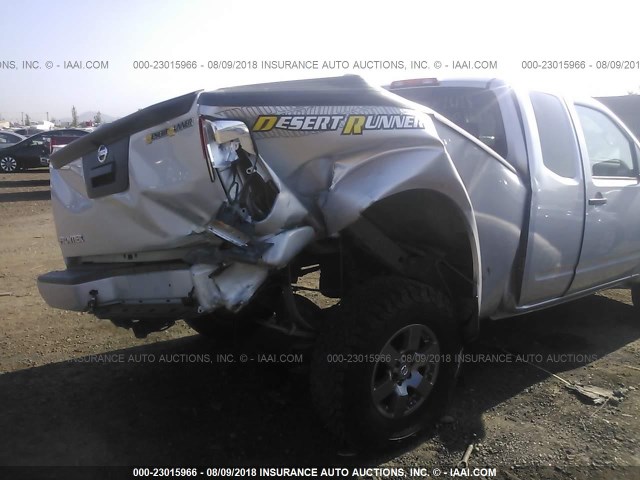 1N6AD0CU2DN745040 - 2013 NISSAN FRONTIER SV/PRO-4X SILVER photo 6