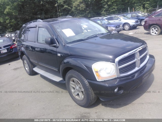 1D4HB58D85F586259 - 2005 DODGE DURANGO LIMITED BLACK photo 1