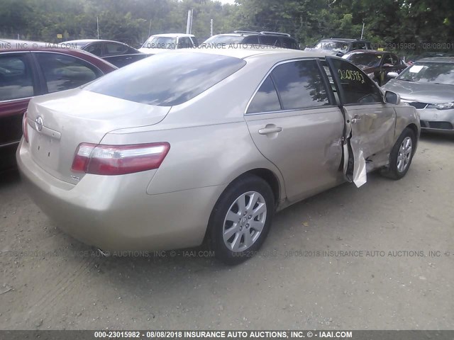 4T4BE46KX9R110278 - 2009 TOYOTA CAMRY SE/LE/XLE BEIGE photo 4