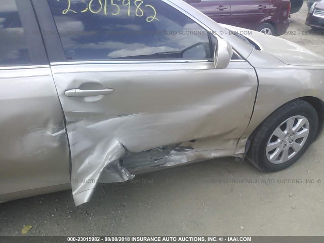 4T4BE46KX9R110278 - 2009 TOYOTA CAMRY SE/LE/XLE BEIGE photo 6