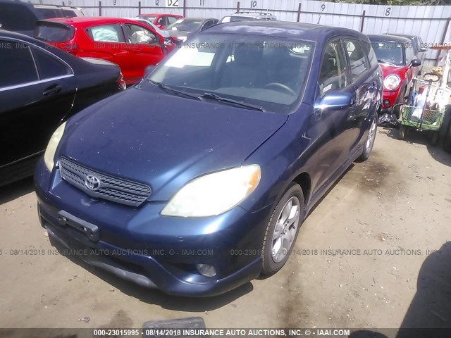 2T1KR32E36C623927 - 2006 TOYOTA COROLLA MATRIX XR BLUE photo 2