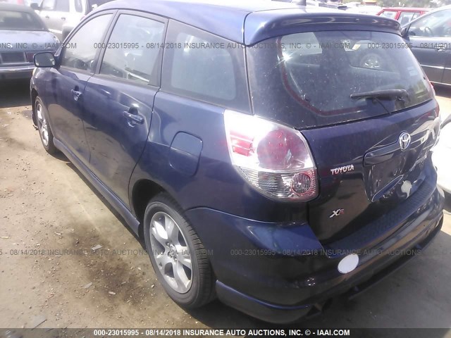 2T1KR32E36C623927 - 2006 TOYOTA COROLLA MATRIX XR BLUE photo 3
