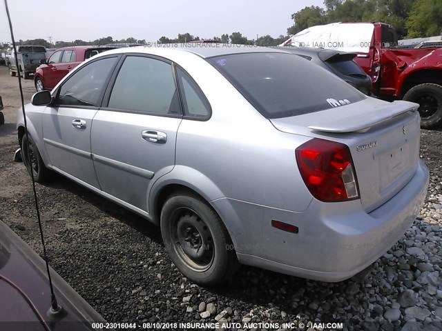 KL5JD56Z77K538453 - 2007 SUZUKI FORENZA CONVENIENCE/POPULAR SILVER photo 3