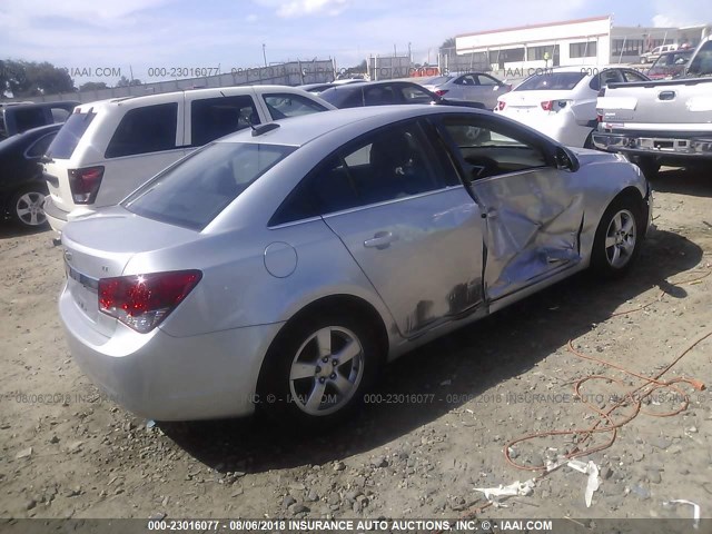 1G1PE5SB9G7155944 - 2016 CHEVROLET CRUZE LIMITED LT SILVER photo 4