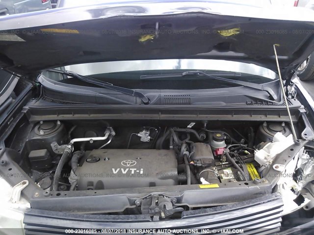 JTLKT334864073252 - 2006 TOYOTA SCION XB Қара фото 10