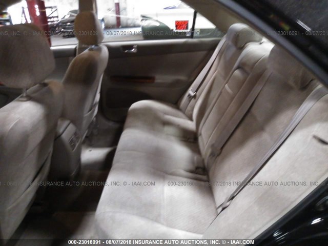 JTDBE32K830147438 - 2003 TOYOTA CAMRY LE/XLE BLACK photo 8