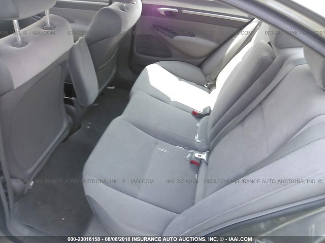 1HGFA16877L041262 - 2007 HONDA CIVIC EX GRAY photo 8