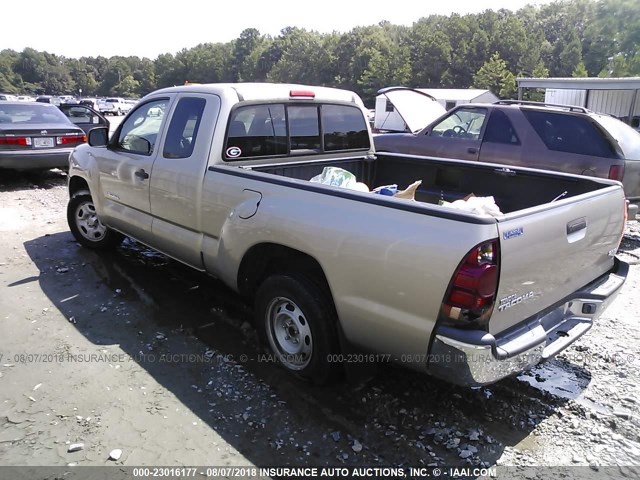 5TETX22N16Z169904 - 2006 TOYOTA TACOMA ACCESS CAB GOLD photo 3