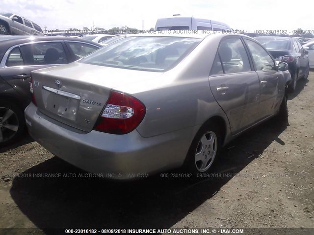 4T1BF32K83U045025 - 2003 TOYOTA CAMRY LE/XLE/SE 金色 照片 4