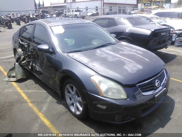 1N4BA41E17C817306 - 2007 NISSAN MAXIMA SE/SL GRAY photo 1