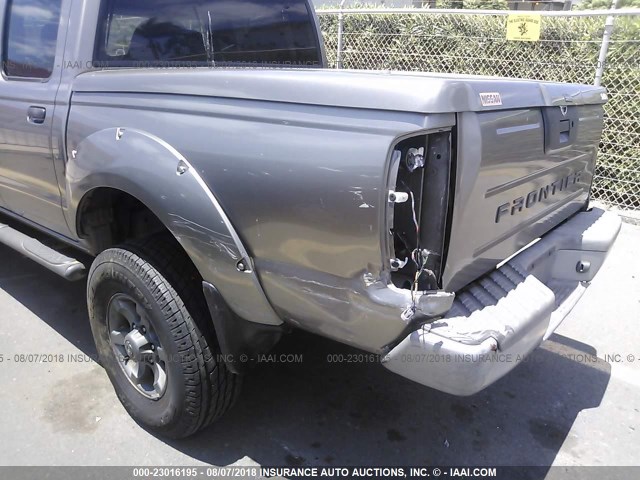 1N6ED27T34C452578 - 2004 NISSAN FRONTIER CREW CAB XE V6 GRAY photo 6