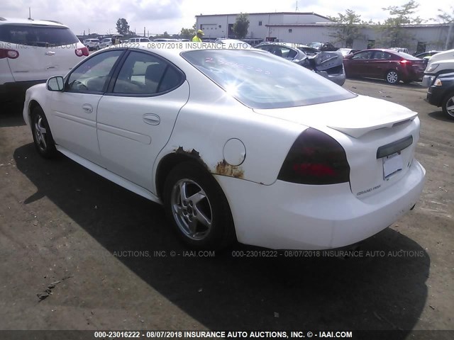 2G2WS522241260978 - 2004 PONTIAC GRAND PRIX GT2 WHITE photo 3