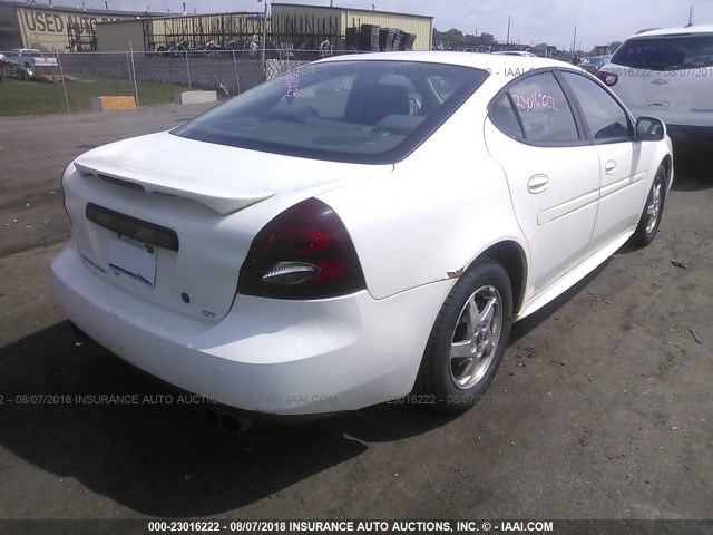 2G2WS522241260978 - 2004 PONTIAC GRAND PRIX GT2 WHITE photo 4