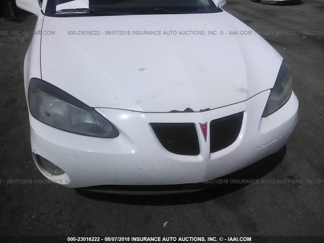 2G2WS522241260978 - 2004 PONTIAC GRAND PRIX GT2 თეთრი ფოტო 6