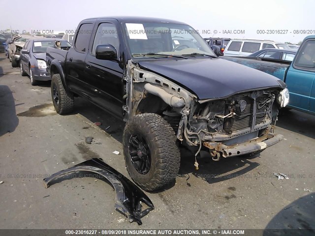 5TEHN72N41Z750377 - 2001 TOYOTA TACOMA DOUBLE CAB 黑色 照片 1