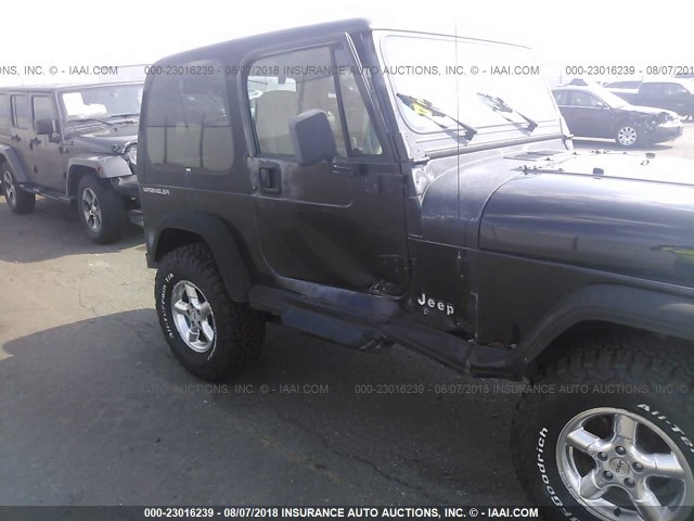 1J4FY29S4SP295191 - 1995 JEEP WRANGLER / YJ SE BLACK photo 6