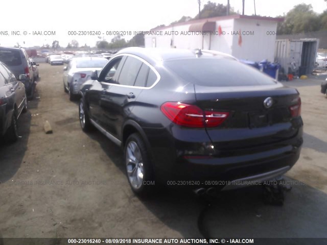 5UXXW3C52H0T78823 - 2017 BMW X4 XDRIVE28I رمادي صورة 3