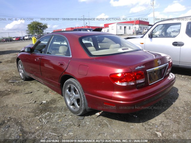 JM1TA222621725345 - 2002 MAZDA MILLENIA S RED photo 3