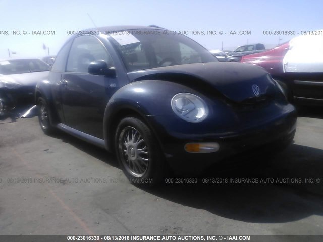 3VWBK21C71M466527 - 2001 VOLKSWAGEN NEW BEETLE GL 蓝色 照片 1