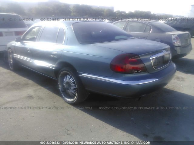 1LNHM97V01Y667050 - 2001 LINCOLN CONTINENTAL  蓝色 照片 3