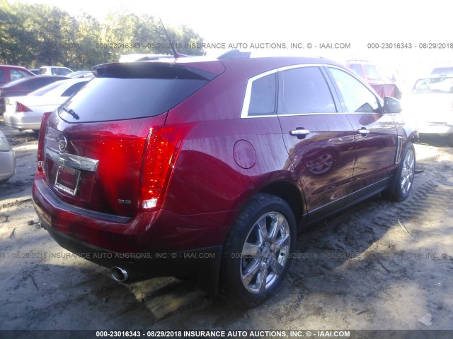 3GYFNEE3XDS519447 - 2013 CADILLAC SRX PREMIUM COLLECTION RED photo 4