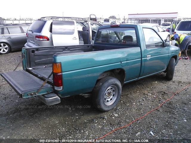 1N6SD11S5SC451376 - 1995 NISSAN TRUCK E/XE GREEN photo 4