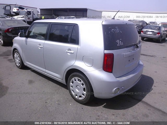 JTLKE50E081024666 - 2008 TOYOTA SCION XB Silber Foto 3