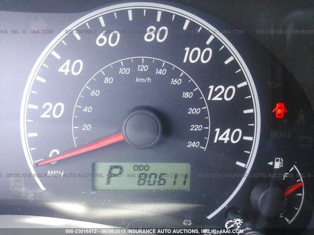 JTDBL40E89J001908 - 2009 TOYOTA COROLLA LE/XLE BLUE photo 7