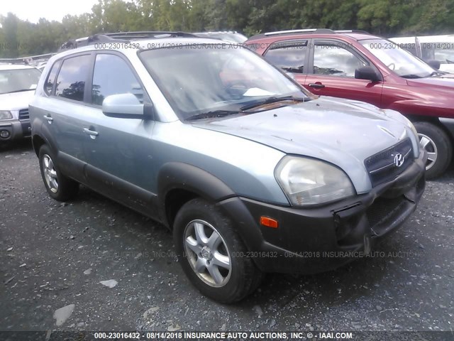 KM8JN72D15U170636 - 2005 HYUNDAI TUCSON GLS/LX GRAY photo 1