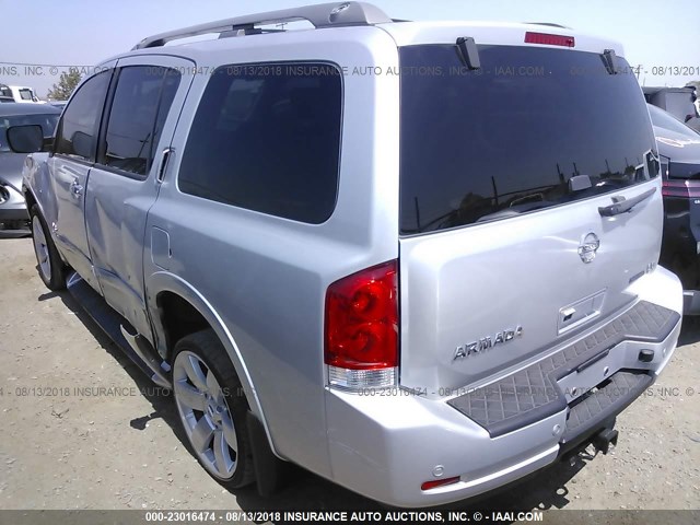 5N1BA08C79N604208 - 2009 NISSAN ARMADA SE/LE SILVER photo 3