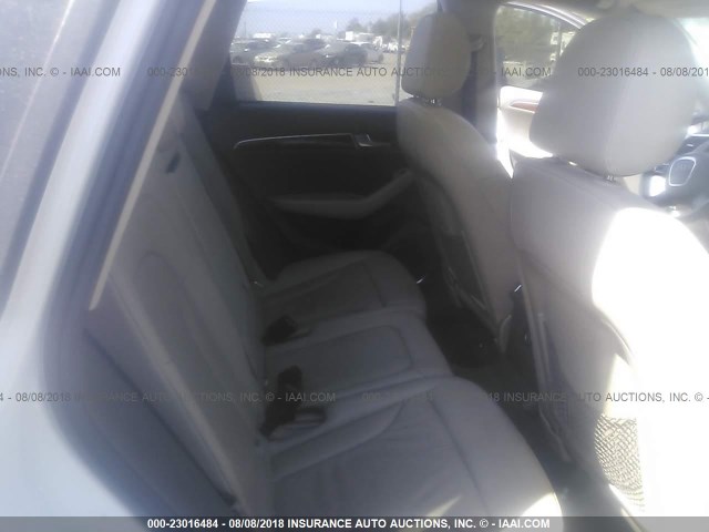 WA1LKAFP3AA054562 - 2010 AUDI Q5 PREMIUM PLUS WHITE photo 8