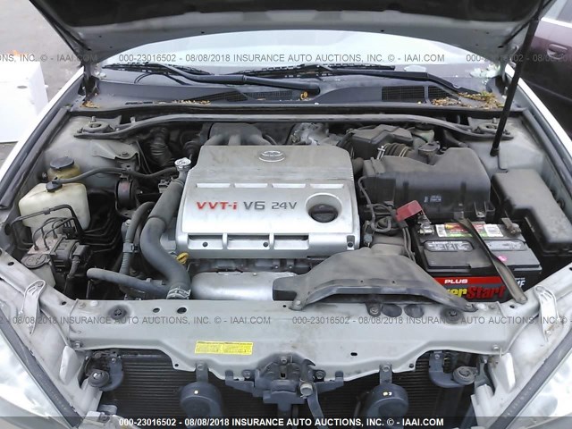 4T1BF32KX3U053837 - 2003 TOYOTA CAMRY LE/XLE/SE Gümüş foto 10