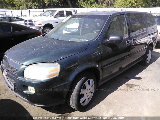 1GNDV23L26D104888 - 2006 CHEVROLET UPLANDER LS GREEN photo 2