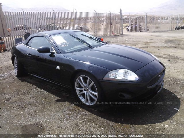 SAJWA44B285B26177 - 2008 JAGUAR XK BLACK photo 1