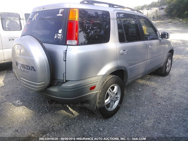 JHLRD18781C003444 - 2001 HONDA CR-V SE/LE SILVER photo 4