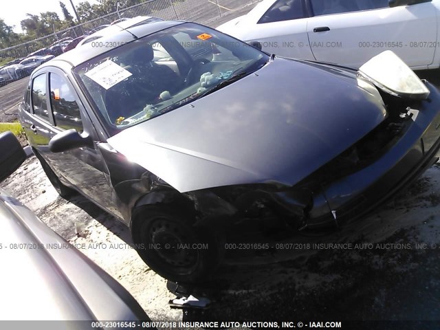 1FAFP34N35W294145 - 2005 FORD FOCUS ZX4 GRAY photo 1