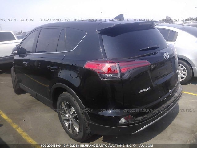 2T3WFREV0JW439245 - 2018 TOYOTA RAV4 ADVENTURE/XLE BLACK photo 3