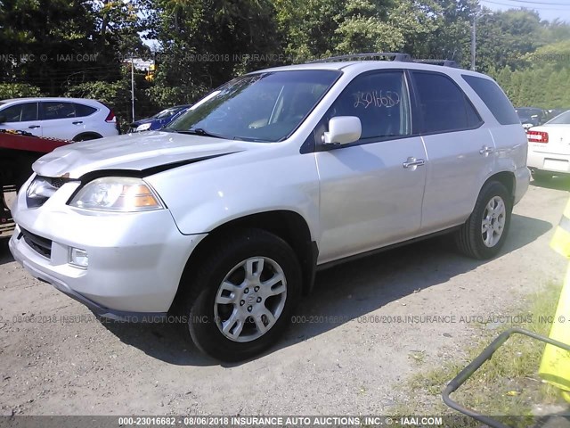 2HNYD18785H528560 - 2005 ACURA MDX TOURING SILVER photo 2