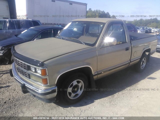 1GCDC14K0KZ273299 - 1989 CHEVROLET GMT-400 C1500 TAN photo 2