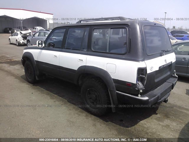 JT3FJ80W6N0045370 - 1992 TOYOTA LAND CRUISER FJ80 WHITE photo 3