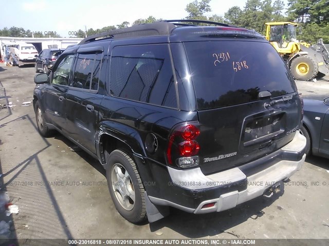 1GNET16S546103226 - 2004 CHEVROLET TRAILBLAZER EXT LS/EXT LT BLACK photo 3