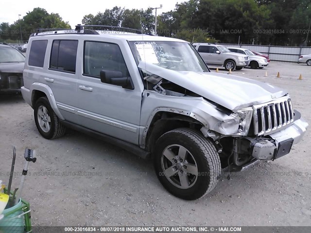 1J8HG58N76C204855 - 2006 JEEP COMMANDER LIMITED SILVER photo 1