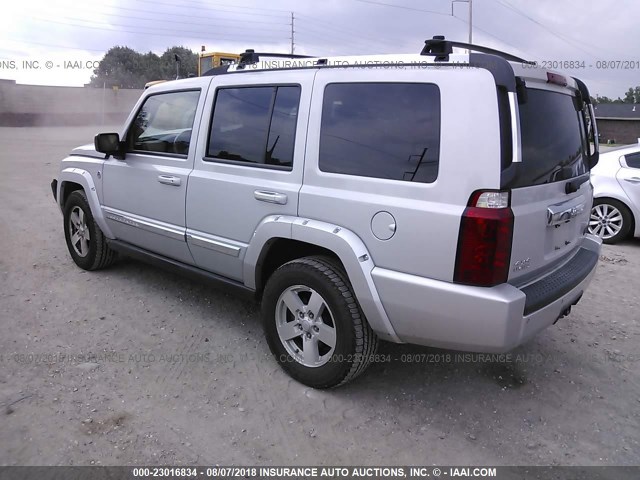 1J8HG58N76C204855 - 2006 JEEP COMMANDER LIMITED SILVER photo 3
