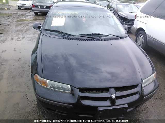 1B3EJ46X5TN101378 - 1996 DODGE STRATUS BLACK photo 6