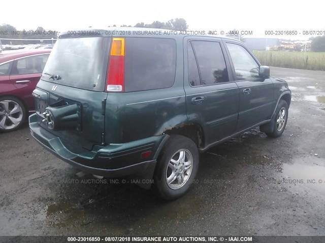 JHLRD18791S010599 - 2001 HONDA CR-V SE/LE GREEN photo 4