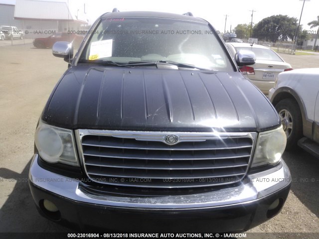 1A8HX58N78F114235 - 2008 CHRYSLER ASPEN LIMITED BLACK photo 6